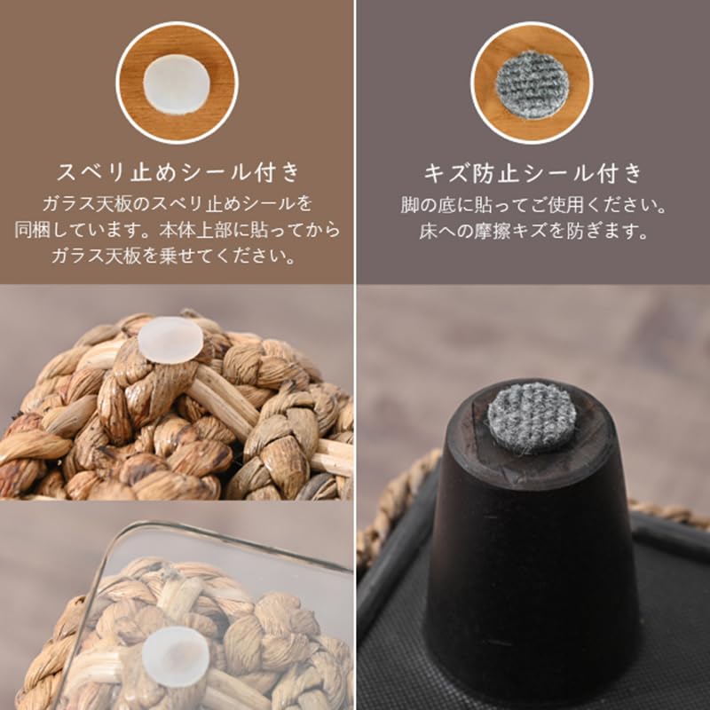 ケイ・ローテーブル (ヒヤシンス) ケイ・ローテーブル (ヒヤシンス)～収納付き～涼しげなガラス天